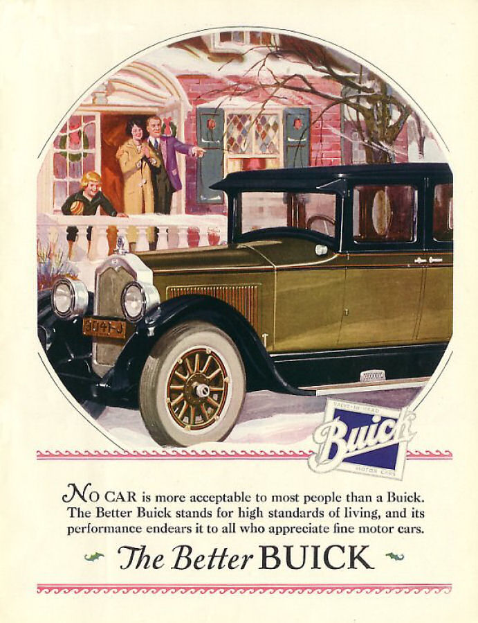 1926 Buick Auto Advertising